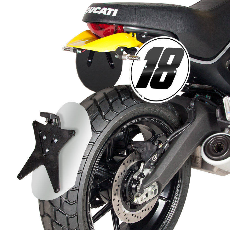 TYLNY BŁOTNIK DO DUCATI SCRAMBLER 14-20